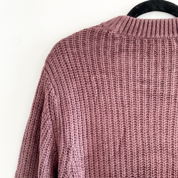Wilfred Essential Chenille Sweater (Plum/mauve) - Picture 9 of 9
